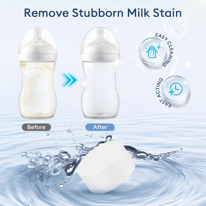 300 Professional Deep Cleaning Detergent Tablets for All Baby Bottle Washers, Washer Tablets for Bottle Washer and Sterilizer and Dryer, Easy to Use