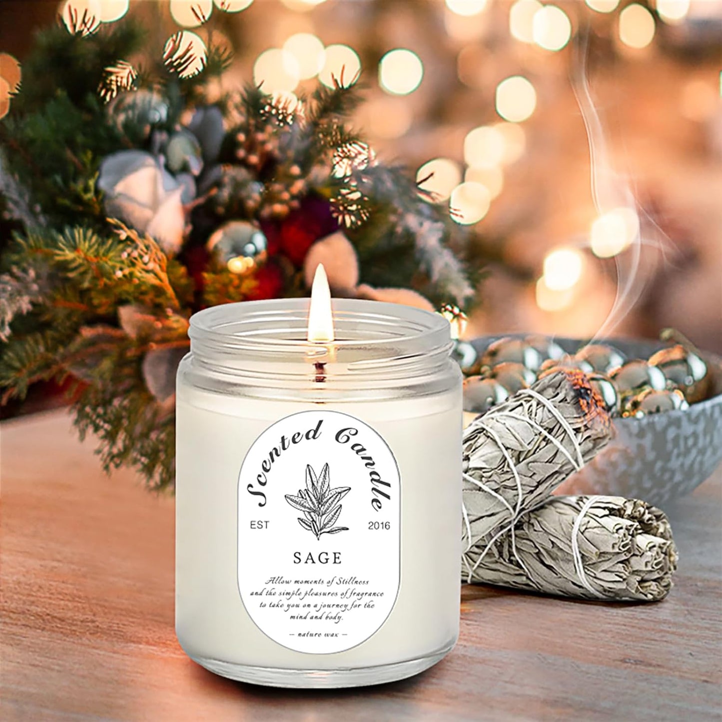 4 Pack Candles for Home Scented, Lavender Candles, 28 oz 200 Hour Long Lasting Aromatherapy Candle Set, Candle Gift Set for Women, Perfect for Birthday Gifts