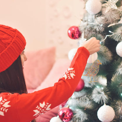 Modern Table Decor Set of 3 - Handmade Metal Bird Sculptures with Colorful Wire Weaving, Multi-Pose Rustic Home Accent & Christmas Tree Ornaments