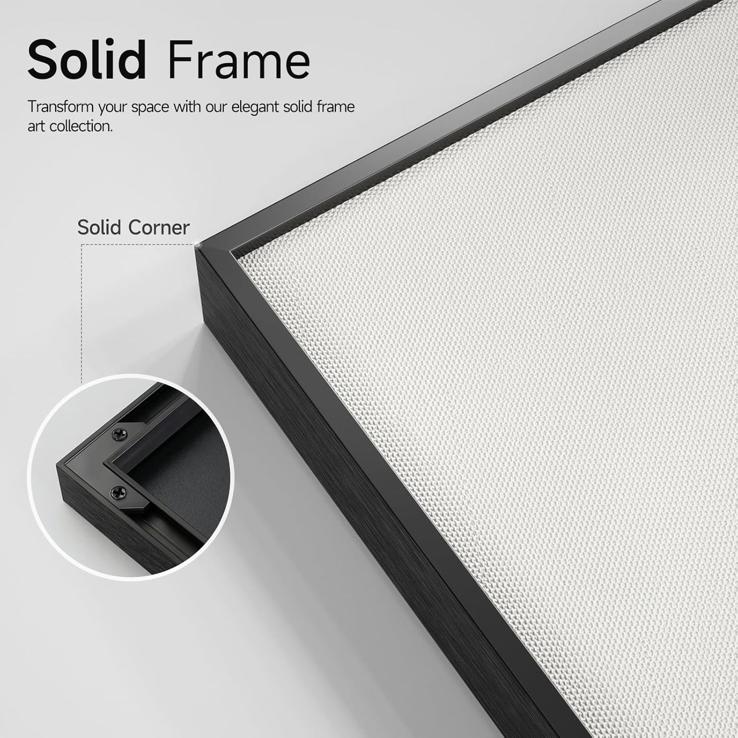 VAN GOGH ART Framed Blue Abstract Starry Night Art Print, 24x36 Inch, Modern Wall Art for Living Room, Bedroom, Office