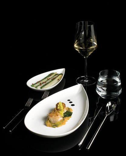 FORTESSA Dragonfly 18/10 Stainless Steel Flatware, 20 Piece Place Setting With Table Knives, Forks and Spoons (Service For 4), Dishwasher Safe, Polished