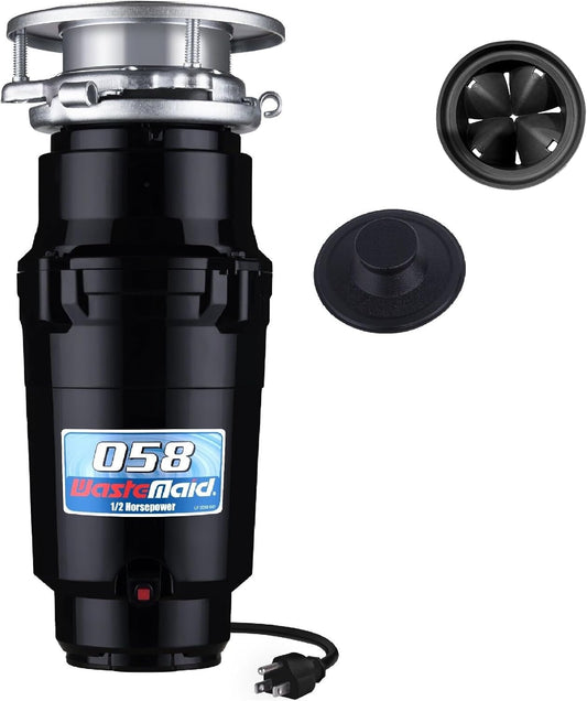 Waste Maid 10-US-WM-058-3B Garbage Disposal Anti-Jam Stainless Steel Food Waste Grinding System