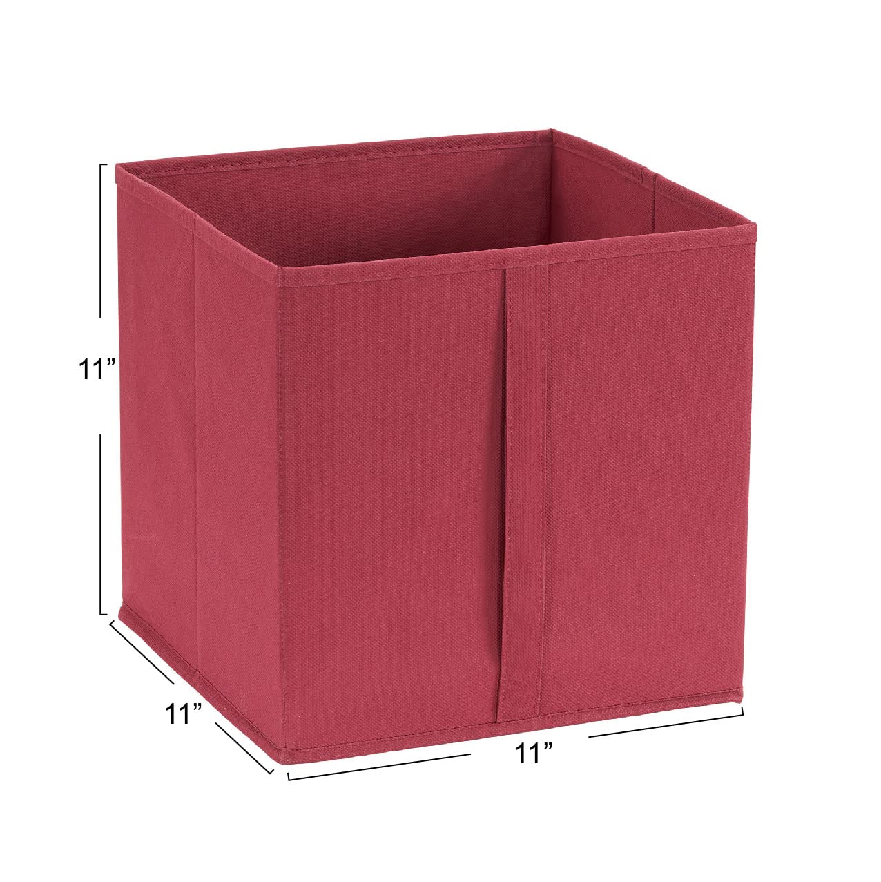 Household Essentials 332-1 Foldable Fabric Storage Bins | Set of 6 Cubby Cubes with Vertical
