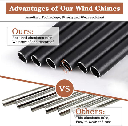 Sympathy Gift Baskets, 30" Wooden Memorial Wind Chimes for Loss of Loved One, Memorial/Bereavement/Condolence/Funeral Gifts, in Memory of a Loved One Mother Father