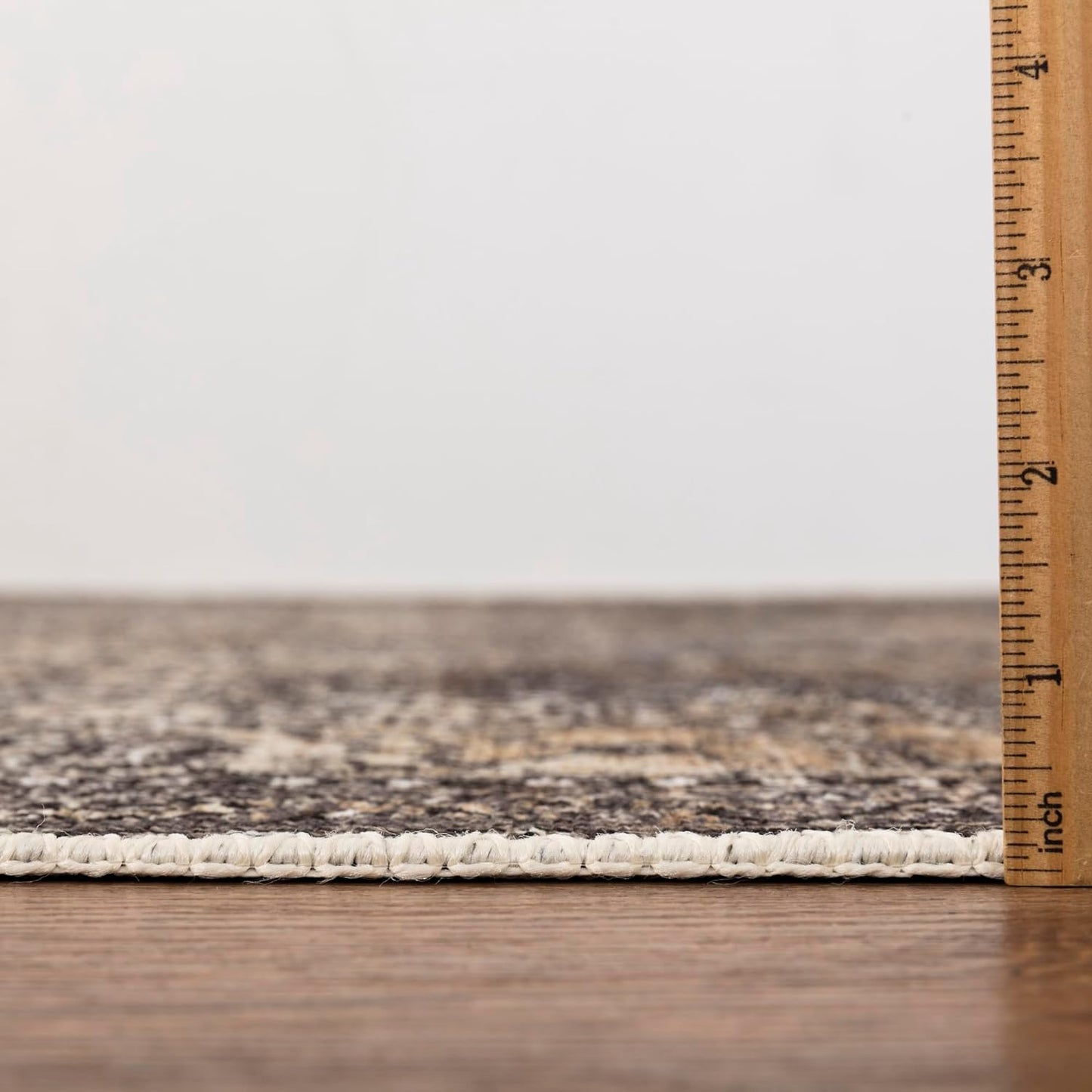 Keen Home Design 6x9 Rug - Machine Washable Area Rug with Non-Slip Backing, Ideal for Living Room, Dining Room, Bedroom - Vintage, Easy Clean, Durable, Low Pile Rug - (6' x 9')