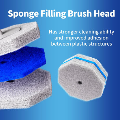 60pc Refills Disposable Toilet mats Brush Cleaning System, Toilet Cleaning Brush, 60 Replacement Brush Heads, No Handle or Base，Toliet Wand Refills,Toilet Bowl Clean Refill Pads,Toilet Scrubber Refill