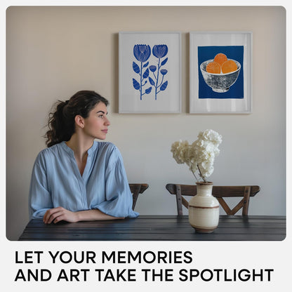 Homeforia 12 x 16 Picture Frame Silver, High End Metal 12x16 Poster Frames with Mat 9x12 Photo, 12 x 16 Silver Frame Matted to 9 x 12 in Print, 16by12 Hanging Frame, Tempered Glass, Wall Kit, Set of 1