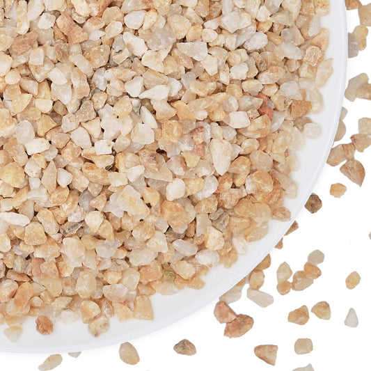 2.5 lbs Coarse Silica Sand for Indoor Plants, 1/5 Inch Natural Decorative Gravel for Vases, Aquariums, Terrarium, Fish Tank, Drainage Rocks for Potted Plants, Bamboo, Succulent, Crafts, Cactus