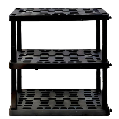 Oskar Heavy Duty Plastic Storage Shelves- for Garage, Kitchen, Bathroom Basement Kids Room