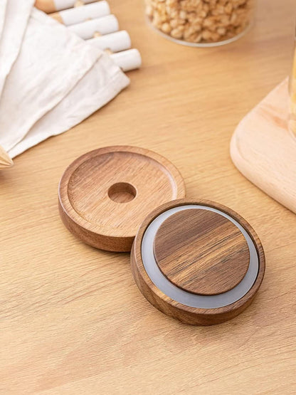 Kanwone Glass Storage Containers Set of 6, 28 Ounce Airtight Food Storage Containers with Bamboo lids, Clear Glass Jars for Pantry, kitchen, Flour, Sugar, Tea, Coffee, Snack, Cookies, Spice and Herbs