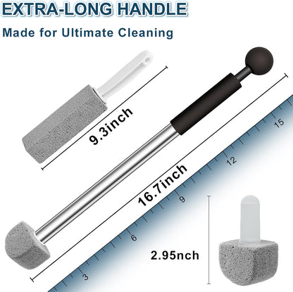 10 Packs Pumice Stone for Toilet Cleaning,Pumice Toilet Bowl Cleaning for Cleaning Toilet,Bathtubs,Kitchen Sink,Grill(Refill)