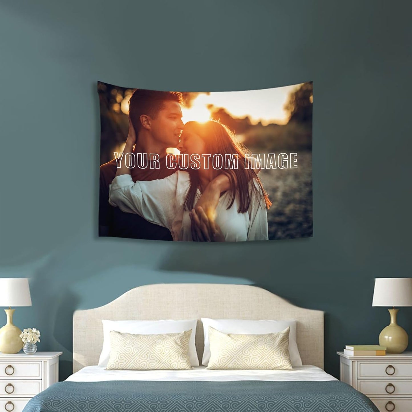 Custom Tapestry For Wall Bedroom Custom Backdrop Personalized Image Text Photo Customized Funny Tapestry Banners And Signs Single Picture Horizontal Tapestrys