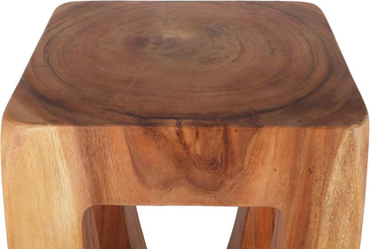 Rutledge & King Wooden End Table - Unique Wooden Side Table - Mid Century Side Table - Small Accent Table - Mid Century Modern