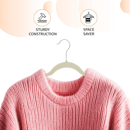 Amazon Basics Slim Velvet Non-Slip Space Saving Suit Clothes Hangers, Closet Organizer