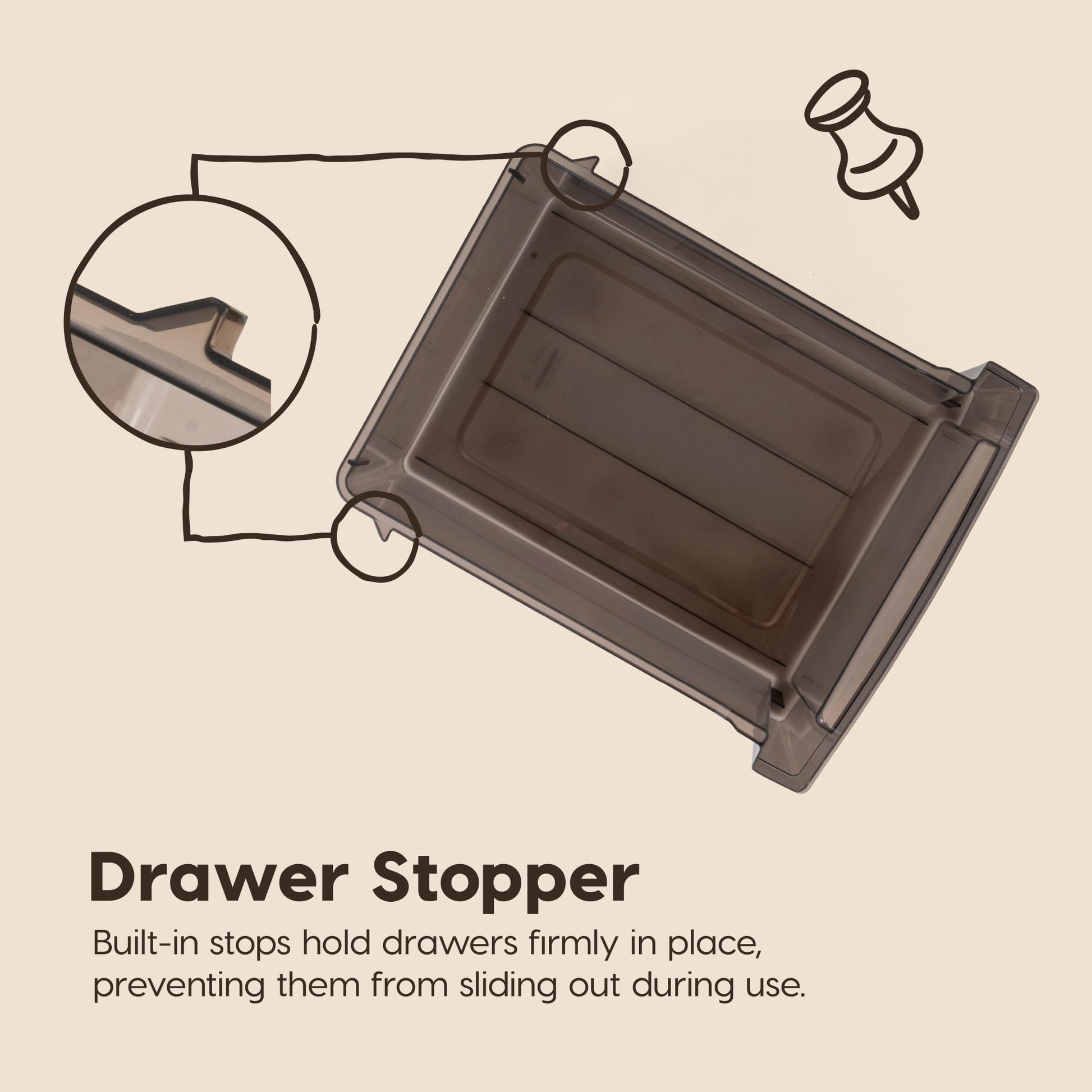 IRIS USA Plastic Drawer Storage Organizer, 3-Drawers, 2-Pack, for Classroom Art Craft Supplies
