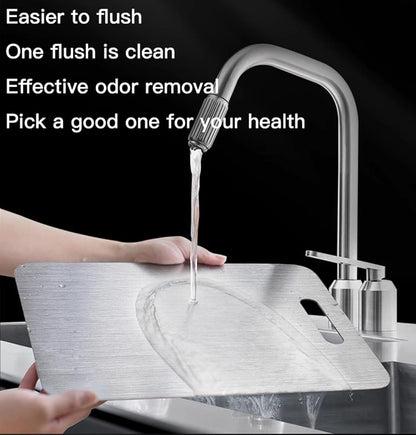 Titanium Cutting Board, New Upgrade Pure Titanium Cutting Boards for Kitchen,Food Grade 316 Stainless Steel Cutting Board，Double sided Dishwasher Safe 12 * 8inch