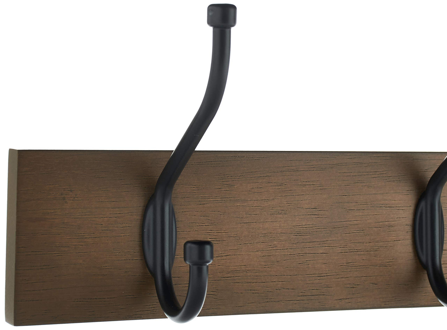 Amazon Basics Rectangular Farmhouse Wall-Mounted Coat Rack for Entryway and Bedroom, Storage