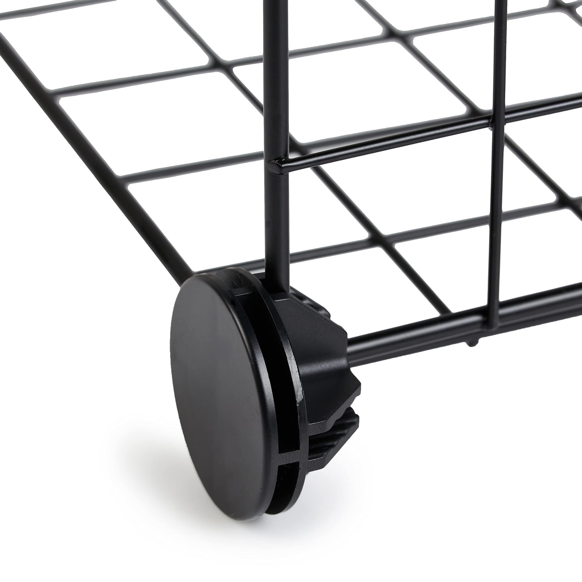 Amazon Basics 6-Cube Wire Grid Stackable Storage Organizer, Metal Shelving Unit, No-Tool Assembly