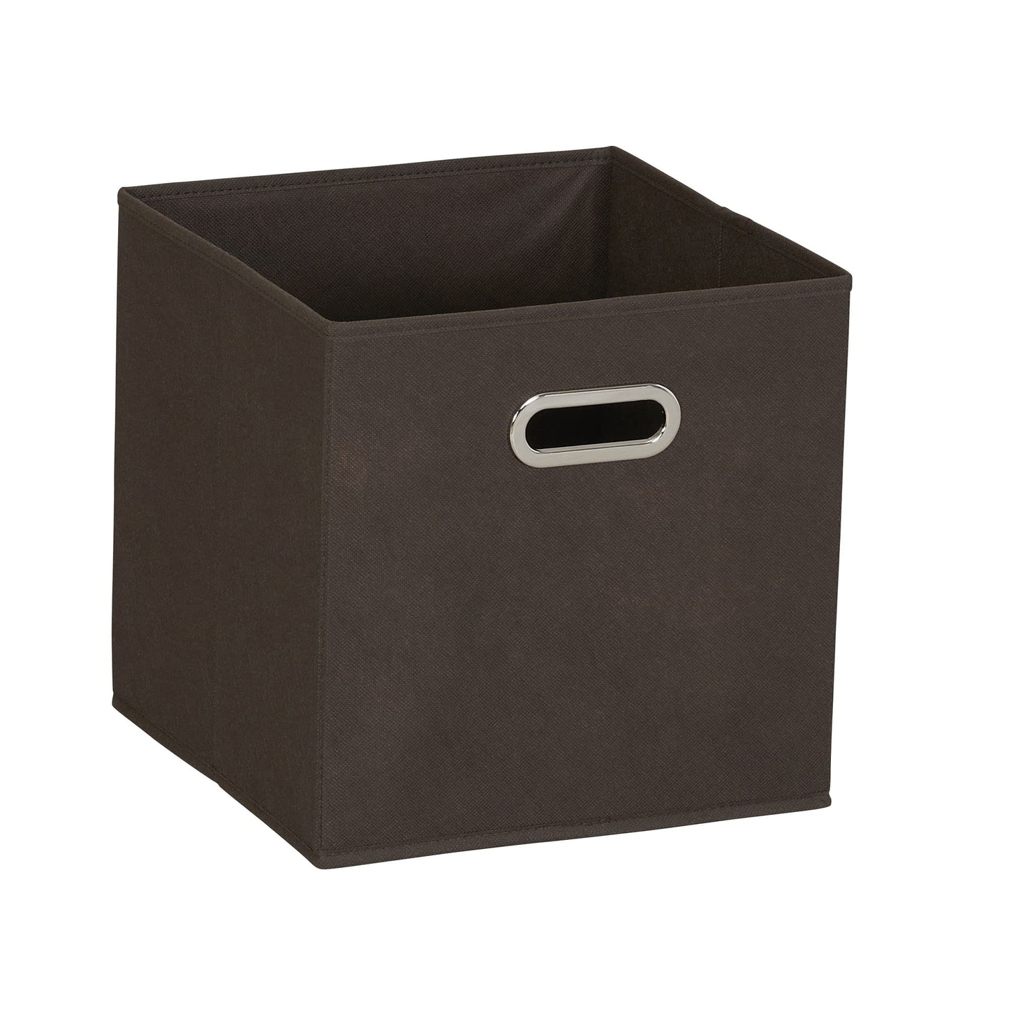Household Essentials Fabric Storage Bins in Strong Poly‑Woven Fabric with Sturdy Chipboard Sides