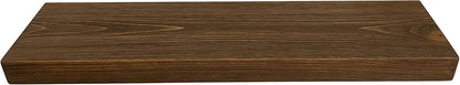 joelsantiques 24 Inch Wooden Floating Shelves for Wall - 24x8x2 in - Made of Natural Wood - Heavy Duty Rustic Wall Shelves for Bedroom - Perfect for Living Room, Kitchen - Medium Brown
