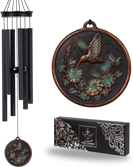 Vanquer Large Wind Chimes for Outside Deep Tone - 34'' Wind Chimes Outdoor Clearance, Windchimes