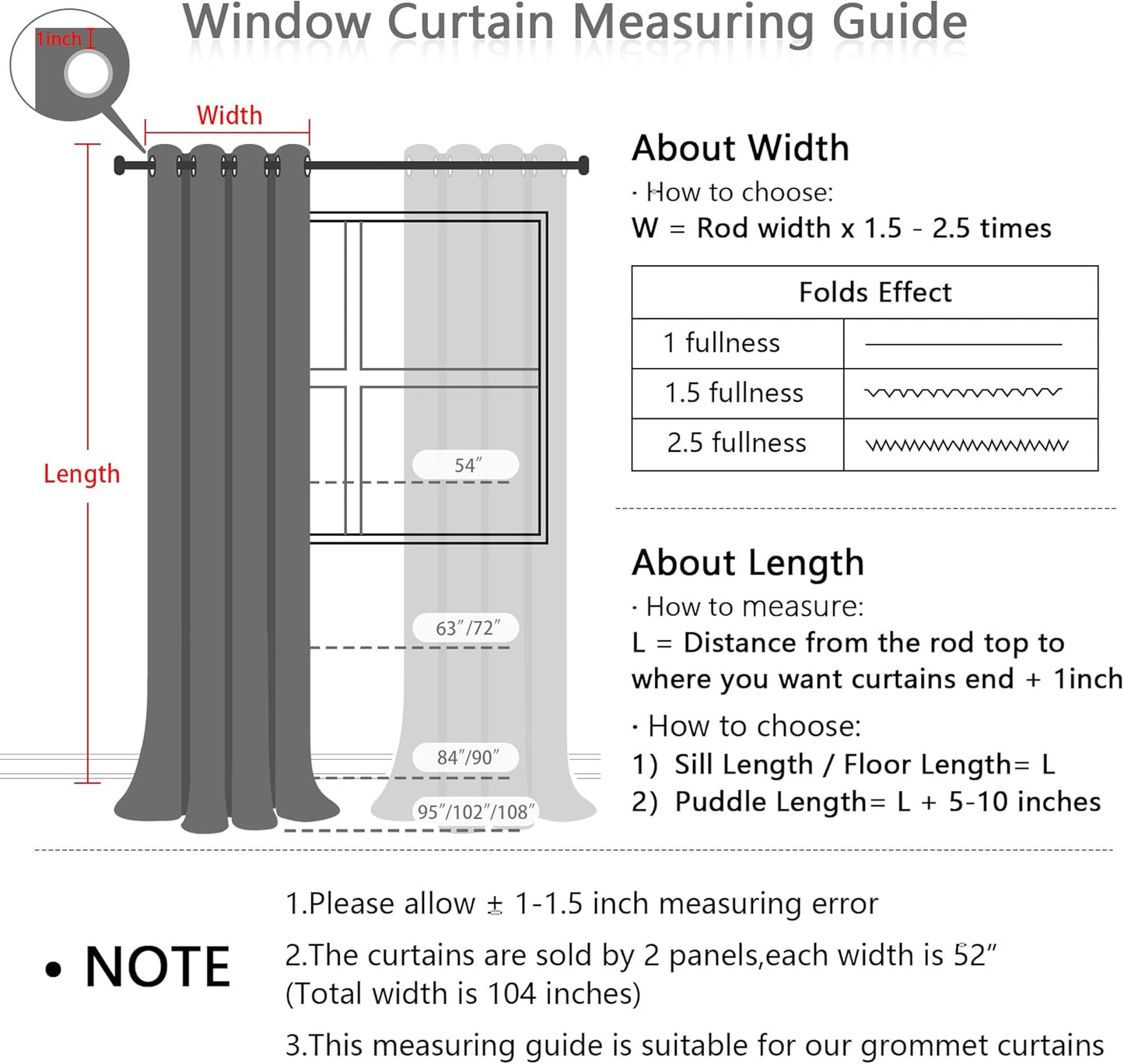 MYSKY HOME 100% Blackout Curtains for Girls Bedroom 54 Inch Long Purple Pom Pom Full Blackout Curtains for Kids Room 2 Panels Room Darkening Small Window Treatment Grommet 2 Layered Drapes 52"W x 54"L