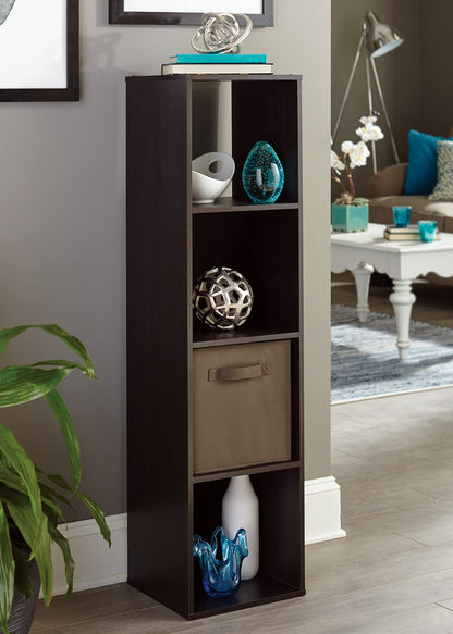 ClosetMaid Cubeicals 4 Cube Storage Shelf Organizer, Stackable, Vertical or Horizontal, Easy