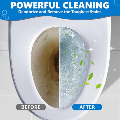 Toilet Bowl Cleaner Sheets, Natural Toilet Bowl Cleaner Strips, Eco-Friendly, Removes Stains & Odors, Non Toxic, Plastic Free, Septic Safe, Ideal Toilet Bowl Cleaner, 60 Uses