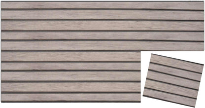 IZODEKOR 3D Wood Effect Wall Panels - Faux Wood Paneling for Living Room, Kitchen, Bathroom and More | Natural Wood Look | Easy Application | Shadow Touch (10" x 10")