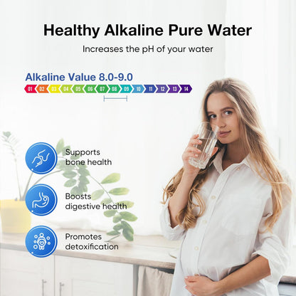 Purewell PH-2 White 3-Stage Alkaline Filter Elements, Additional filters for Berkey® Black Filters, Berkey® Gravity Filtration System and Purewell System, pH 8-9 (2 Pack, K Series)