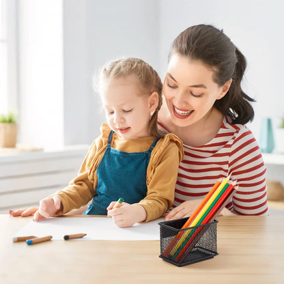 Black Magnetic Basket Set of 2, Refrigerator Basket, Magnetic Baskets Heavy Duty, Magnetic Locker Organizer Holder for Whiteboard Office, 3.42'' × 2.36'' × 2.55''