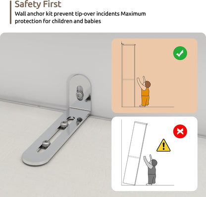 70-Inch Tall White Bookcase, 5 Tiers Shelves Open Storage Bookshelf, 33 in Wide Anti Tipping Indoor Furniture, Book Cases for Home Library Office Bedroom School