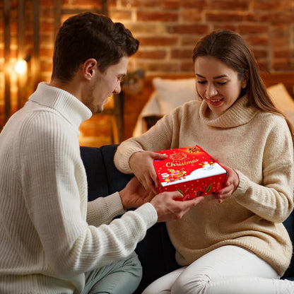 Christmas Scented Candle Set ??Holiday Soy Wax Aromatherapy Candles for Home Décor, Winter Relaxation & Stress Relief, Festive Gift for Women, Stocking Stuffers, Secret Santa