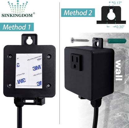 Garbage Disposal SinkTop Air Switch Kit with Long Button,Brass Made Cover,Oil Rubbed Bronze