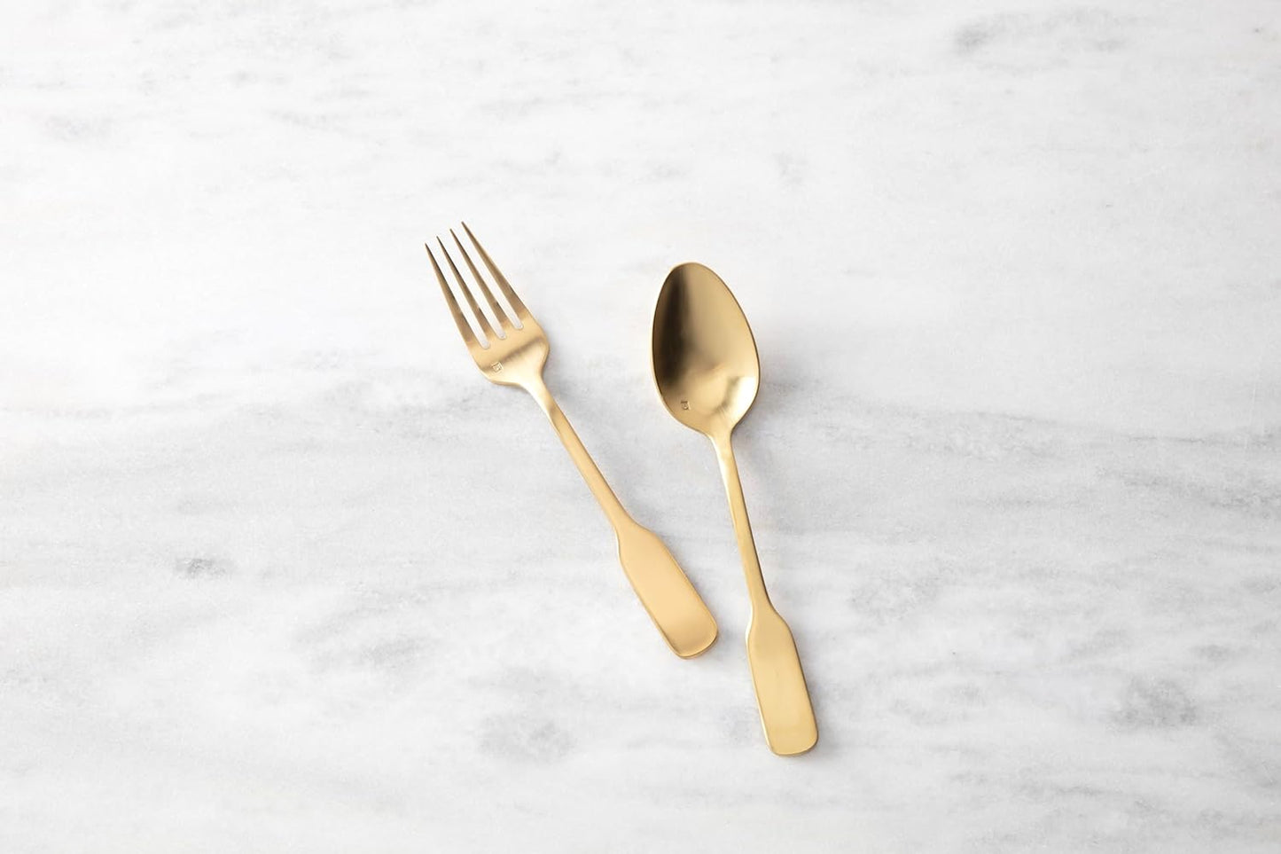 Fortessa Ashton 18/10 Stainless Steel, 2 Piece Serving Set, Brushed Gold