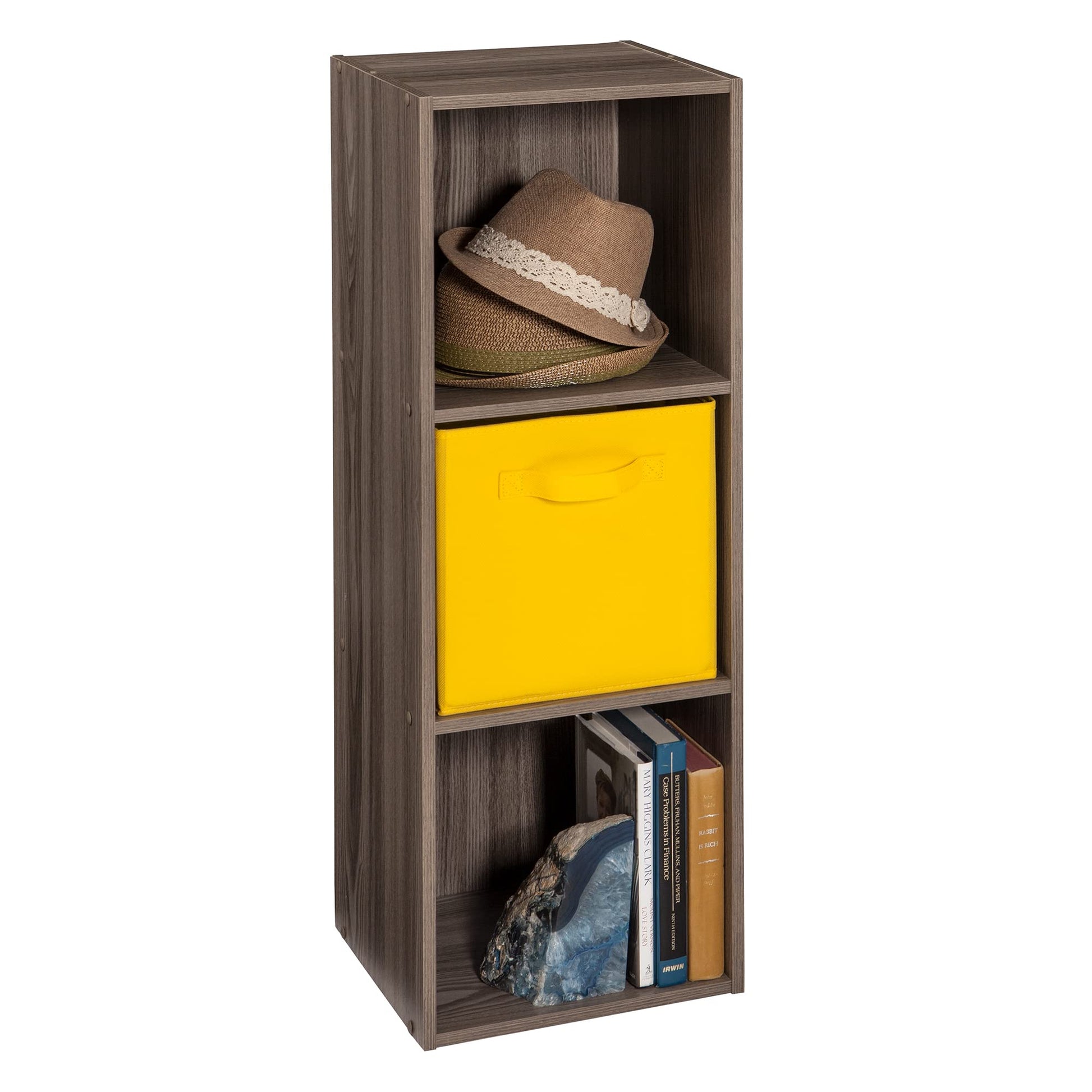 ClosetMaid Cubeicals 3 Cube Storage Shelf Organizer Bookshelf - Vertical/Horizontal, Easy Assembly