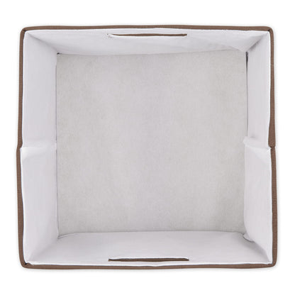 DII Collapsible Polyester Storage Cube, Solid, Lightweight and Durable, Small Square, 11x11x11