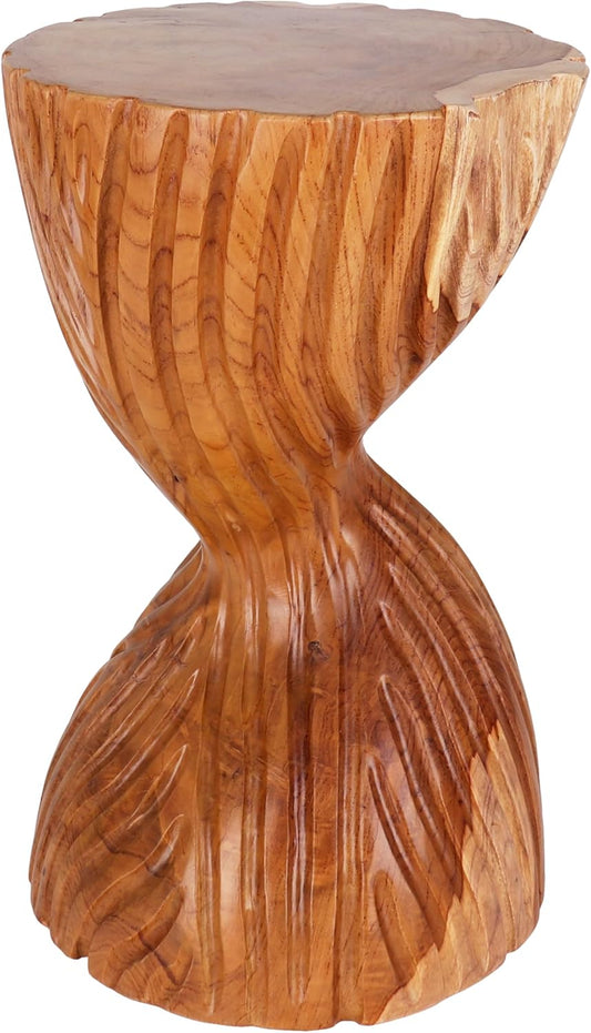 Rutledge & King Savannah Wood End Table - Small Round Side Table - Nightstand/Small Accent Table