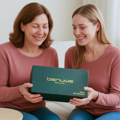 BENVWE Faux Fur Throw Blanket for Couch - Cozy Plush Fluffy Soft Thick Bubble Blanket for Living Room Home Decor - Mothers Day Birthday Gifts for Women, Cream White, 51" x 63"