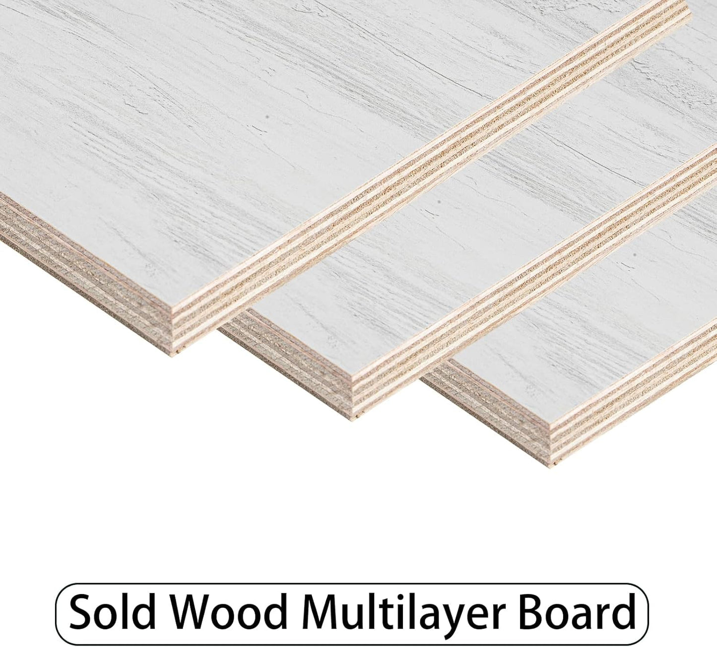 Pmnianhua Modern Floating TV Stand, 47'' Wall-Mounted Media Console with Storage for Bedroom, Living Room (Grey-White)