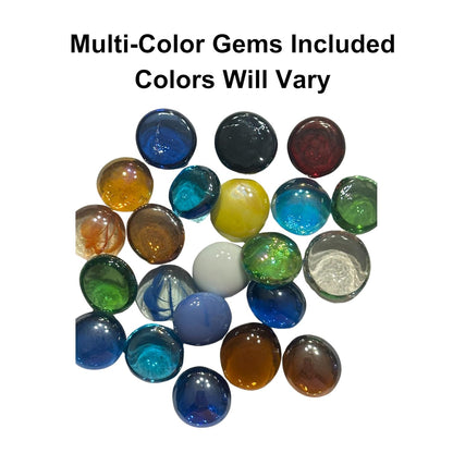 Large DIY Stepping Stone Kit, Handprint Stepping Stone, Mother's Day Gift, Footprint Stepping Stone (14 Inch)