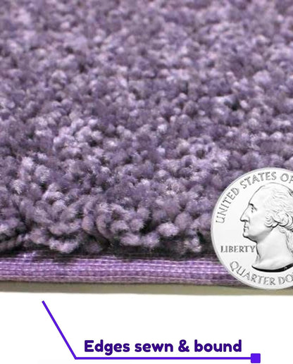 KOECKRITZ Soft and Colorful Kids Classroom Area Rugs (Passes Flammability Pill Test) Many Sizes and Bright Colors to Select from (4' x 6', Lavender)