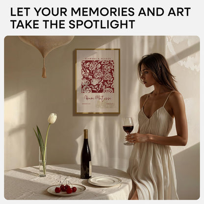 Homeforia 13x19 Picture Frame Bronze, High End Metal 13x19 Brass Poster Frames with Mat 11x17 for Photo, 13 x 19 Frame Matted to 11 by 17 Print, 19x13 Hanging Frame, Tempered Glass, Wall Kit, Set of 1