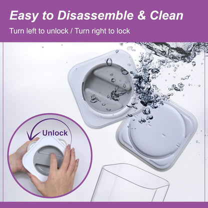 Amazing Abby - Carol - 112-Ounce Acrylic Canister (Set of 3), Plastic Airtight Food Container, Stackable for Pantry Storage, BPA-Free and Shatter-Proof, Perfect for Home and Commercial Use