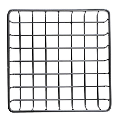 G.E.T. WB-662-MG Square Metal Storage Wire Basket for Pantry, Produce and More, 6" x 6" x 2"
