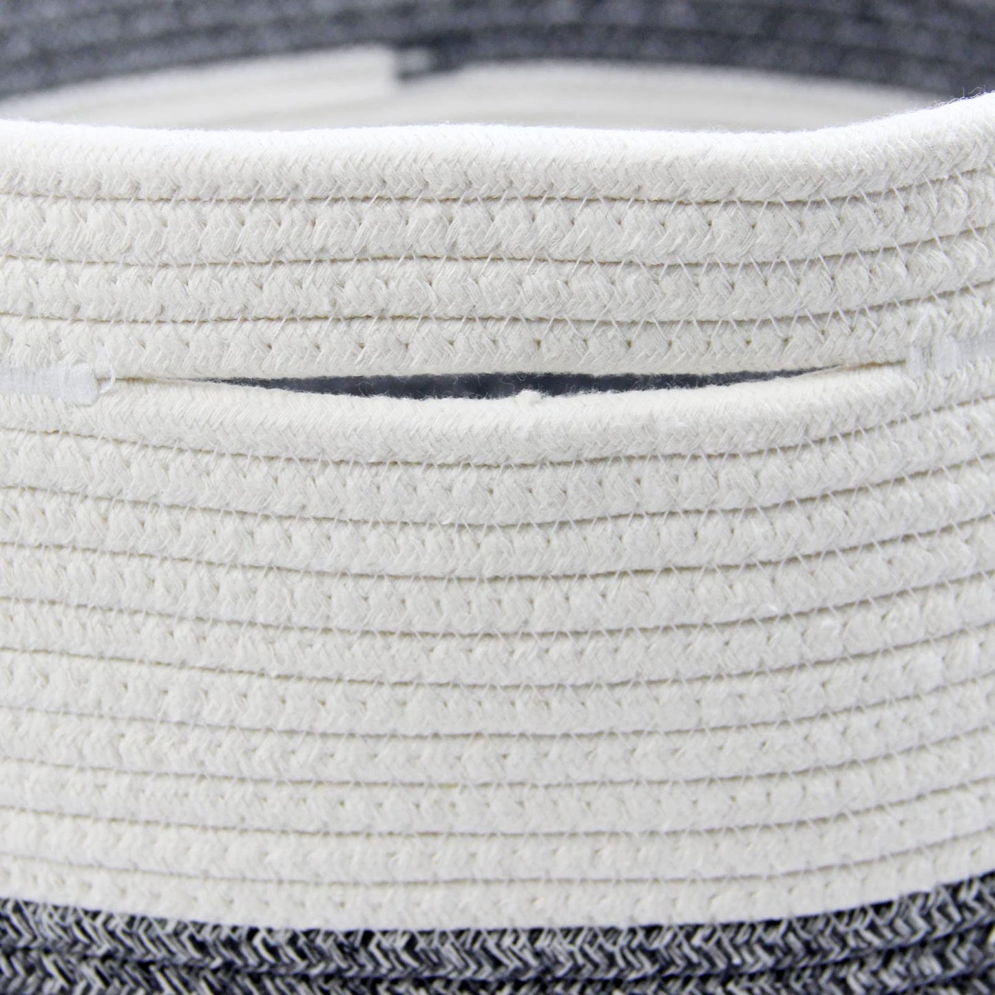 Casaphoria XXXLarge Cotton Rope Basket for Living Room - Woven Storage Basket with Handle for