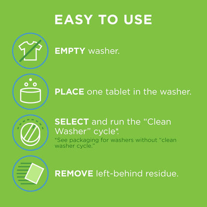 Affresh Washing Machine Cleaner, Cleans Front Load and Top Load Washers, Including HE, 3 Tablets