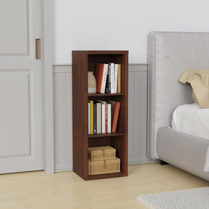 ClosetMaid 3-Cube Storage Shelf Organizer Bookshelf with Back Panel, Easy Assembly, Wood, Dark