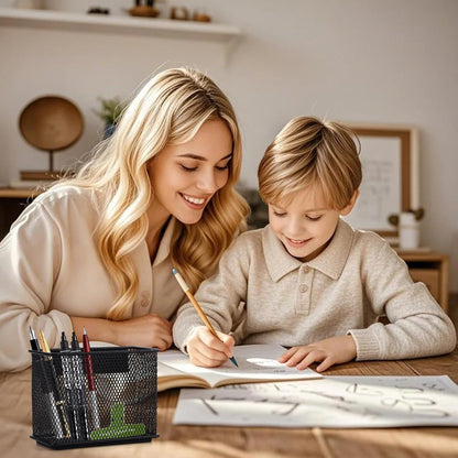 4.5'' × 2.2'' × 3.5'' Magnetic Basket for Whiteboard Black Magnetic Basket for Fridge Magnetic Organizer Holder with 4 Strong Magnets Magnetic Holder for Refrigerator Locker, Set of 2