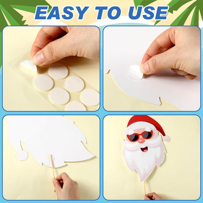 Christmas Tree Topper Hawaii Christmas Decoration Santa Claus Tree Topper Flamingo Ice Cream Coconut Head Arms and Legs Xmas Ornament Decor for Home Party Supplies